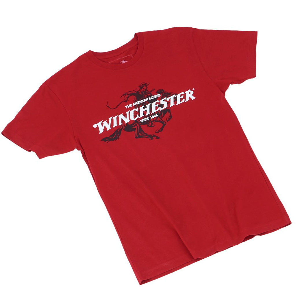The Winchester American Mountain Rider Men's T-Shirt - Officially Licensed 100% Cotton Relaxed Fit