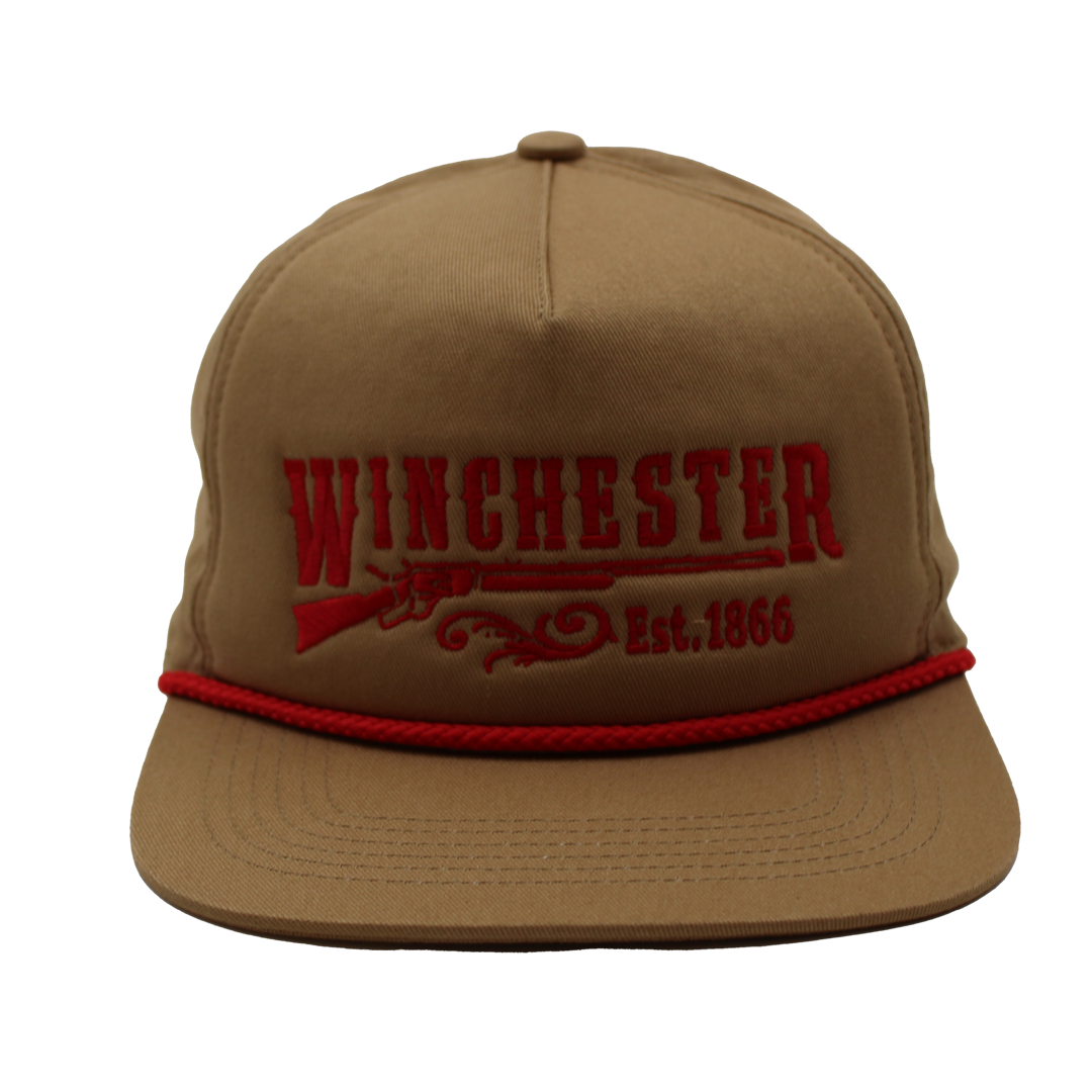 Chapeau Camionneur Winchester - Jean Bleu - Taille Ajustable - NEUF Avec étiquettes - Fait Main USA