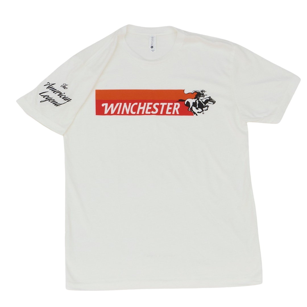 Winchester White Retro-Logo T-Shirt – Winchester Gear