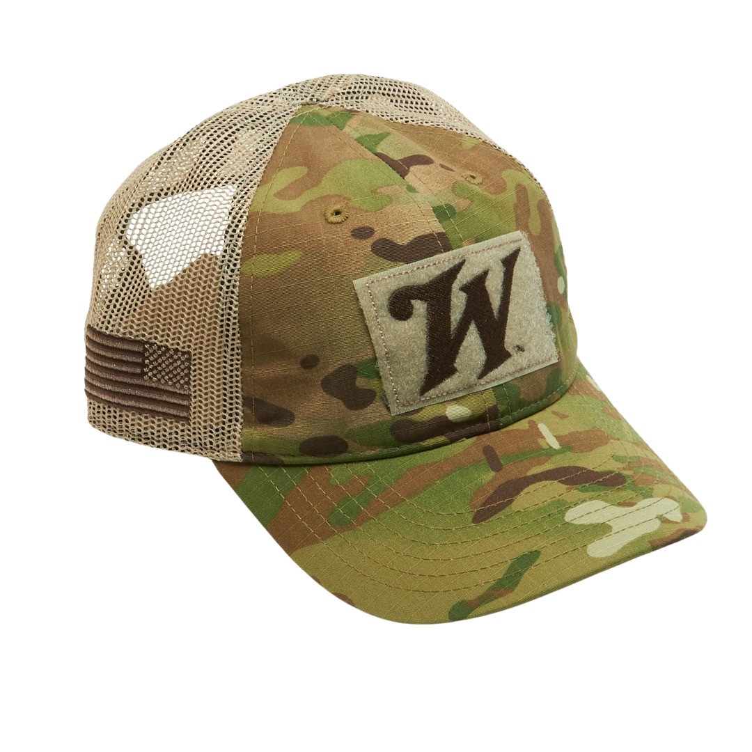 Camouflage Cap With W – Winchester Gear