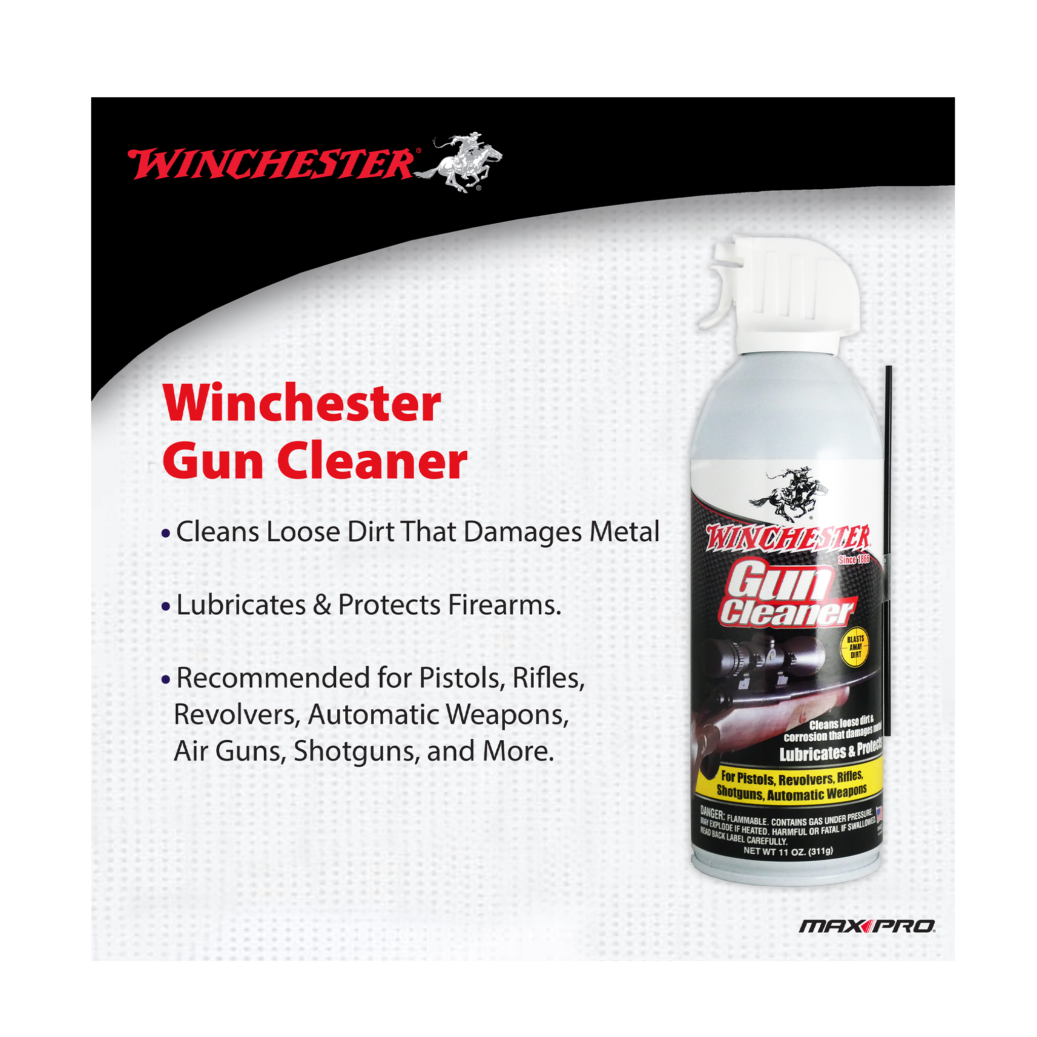 Clean and Lubricate with Winchester Gun Cleaner Winchester Gear Clean and Lubricate with Winchester Gun Cleaner Winchester Gear