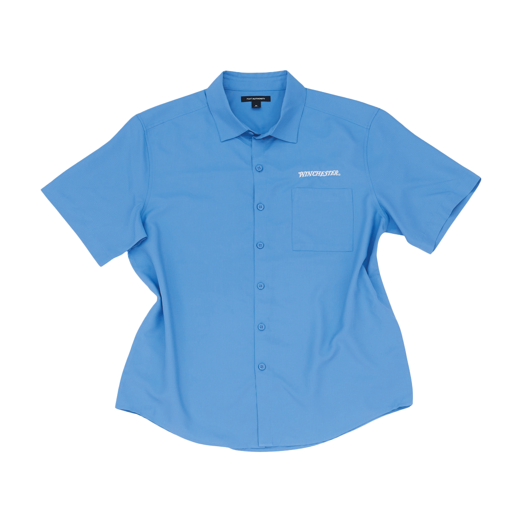 トップス andwang Short Sleeve Double Button Tops Short Sleeve Dockside Shirt From Winchester – Winchester Gear