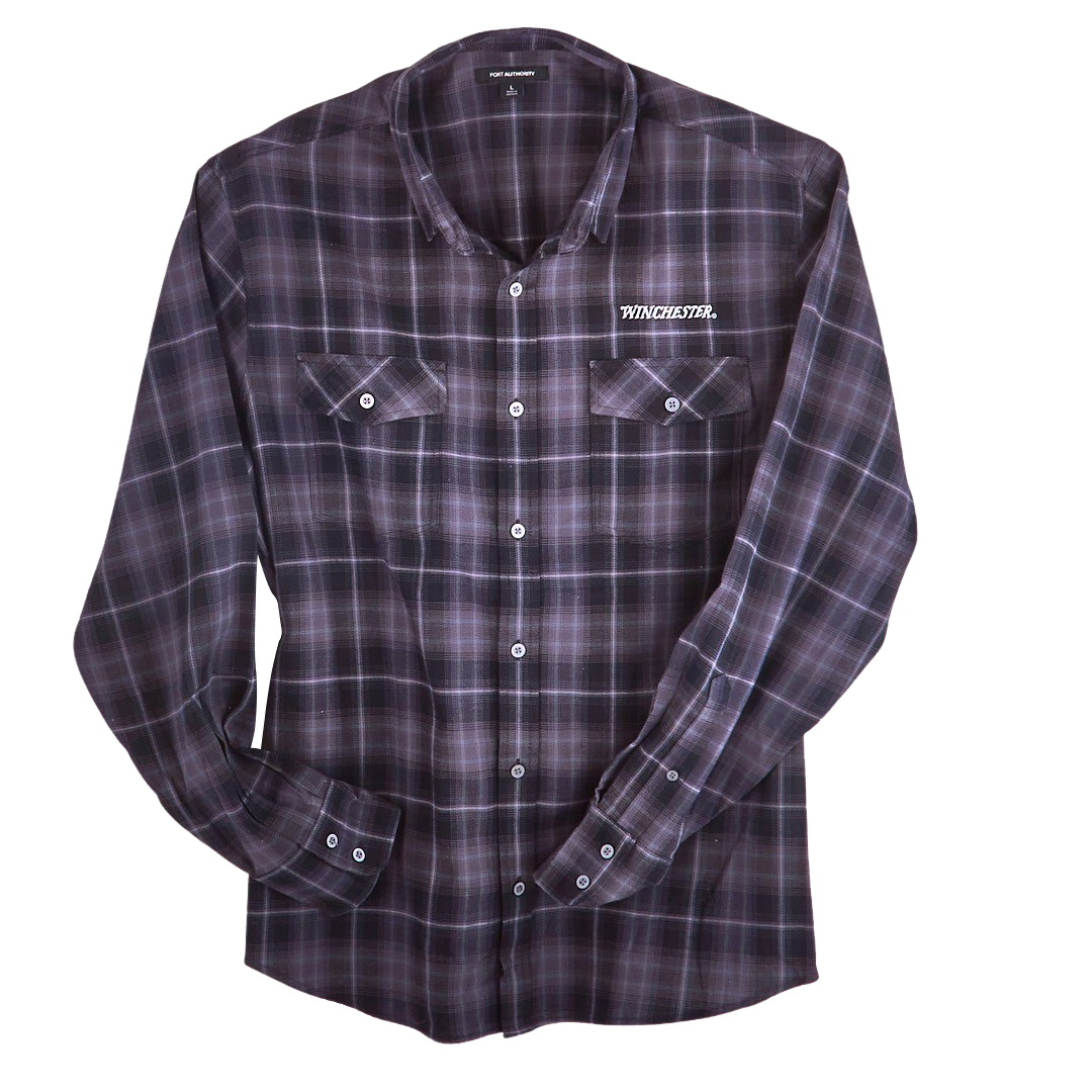 Port Authority Long Sleeve Ombre Plaid Shirt W672