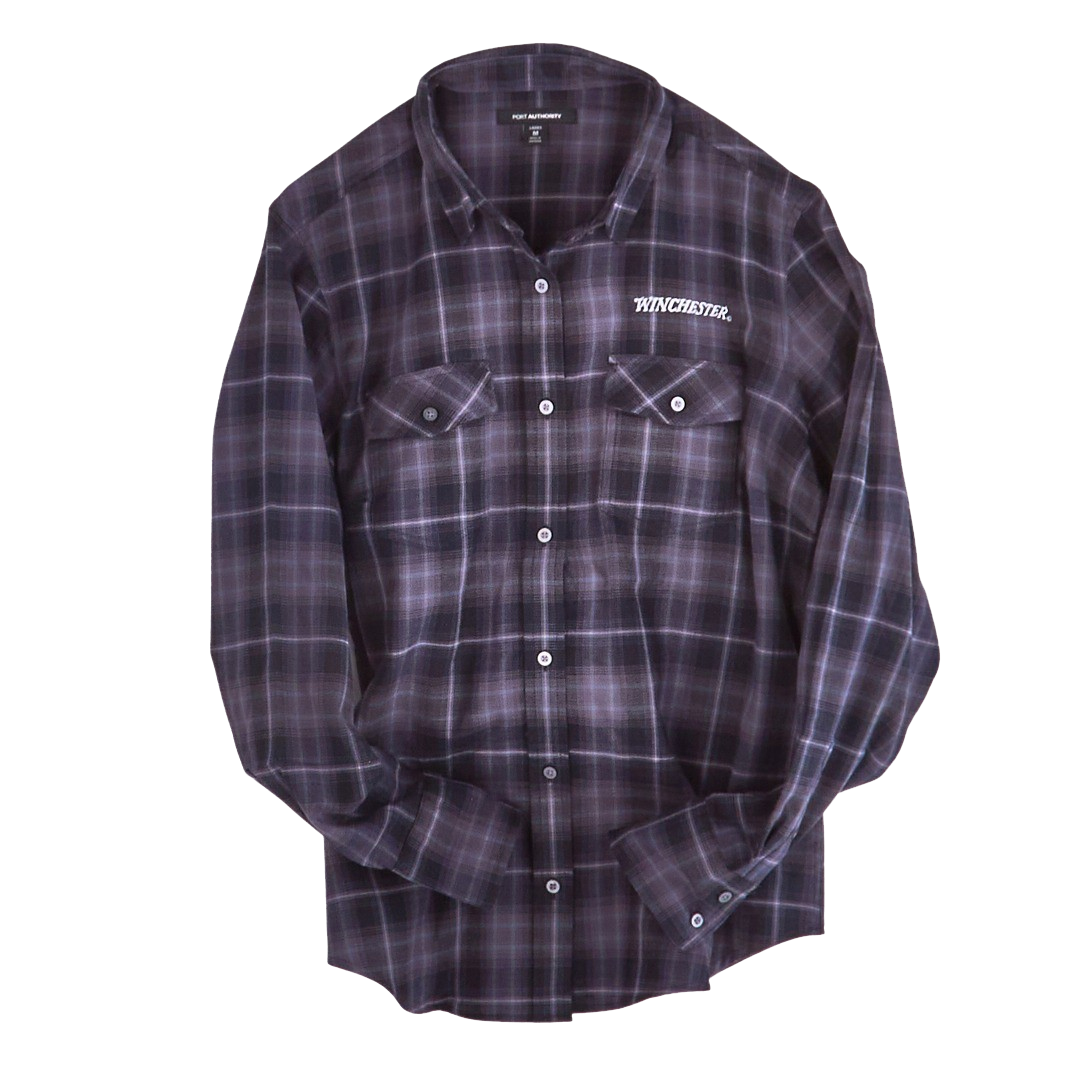 Winchester Women's Port Authority® Long Sleeve Plaid Shirt