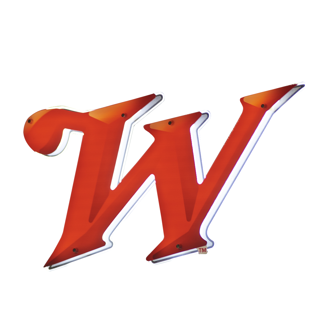 Big Red W Lighted Sign – Winchester Gear